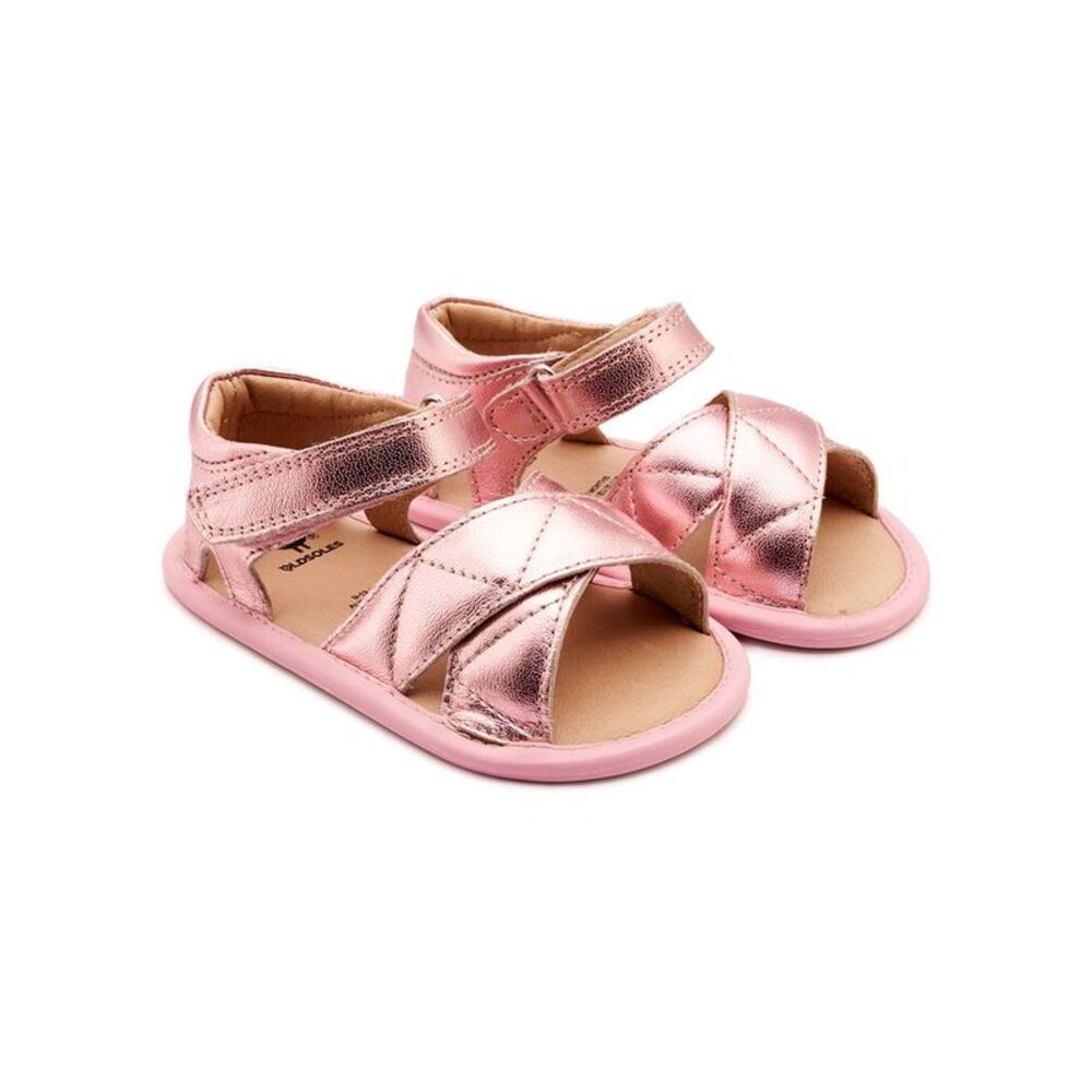 Old Soles Puff Bub Leather Sandal, Pink